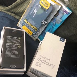 Samsung Galaxy s6 32gb for Boost Mobile w/ cases